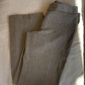 Talbots Signature line grey straight cut pants , 2P